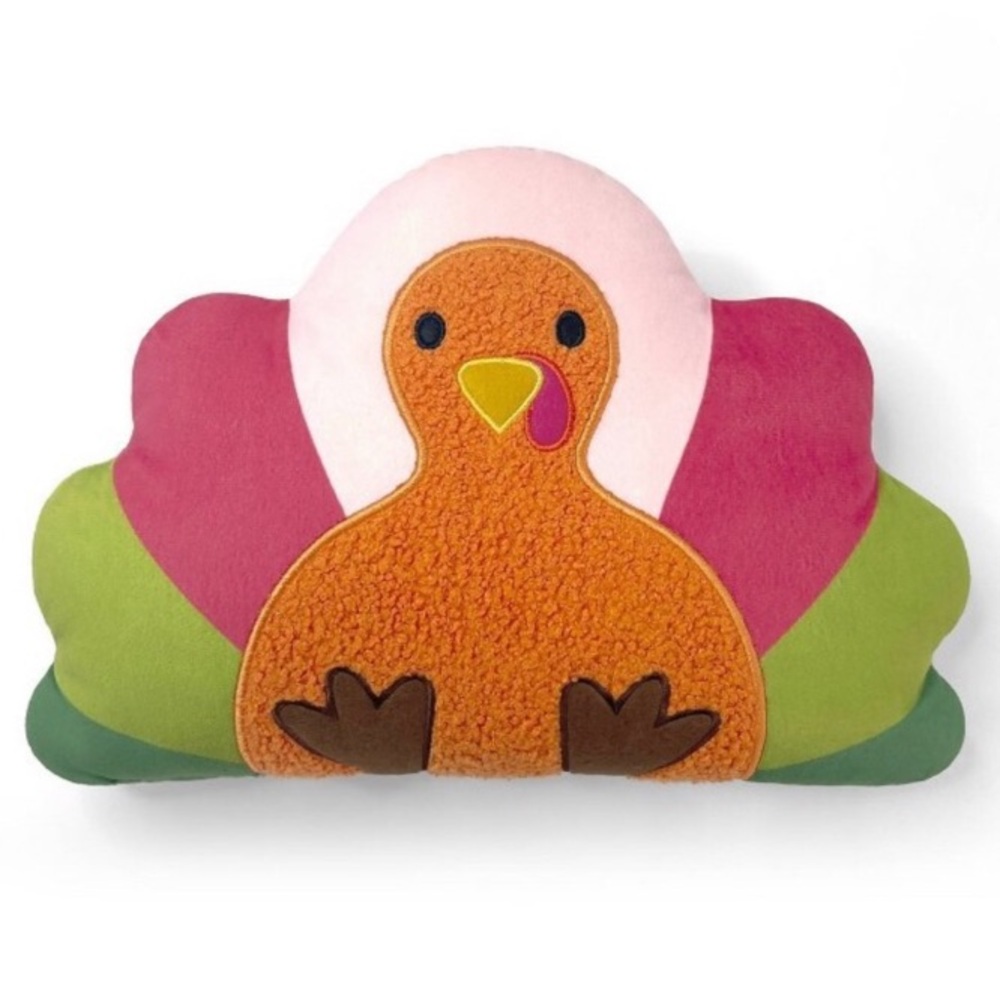 Target Bullseye’s Playground Decorative Thanksgiving Colorful Turkey Pillow